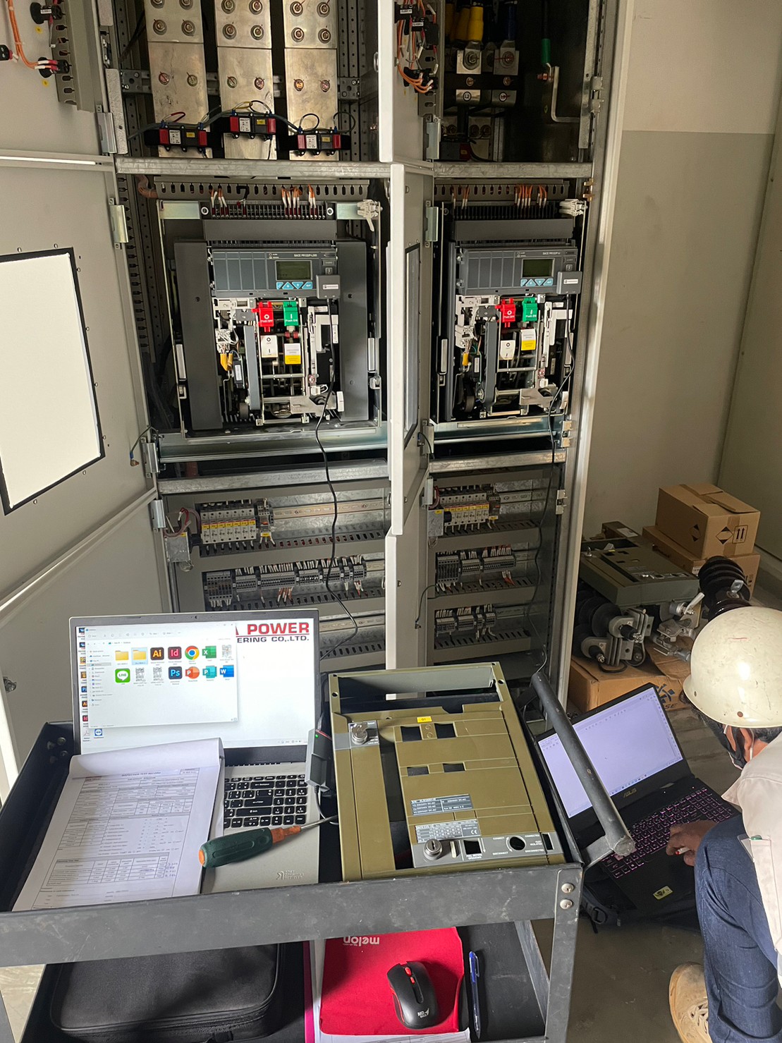 TestACB Air Circuit Breaker ทดสอบเบรกเกอร์ACB