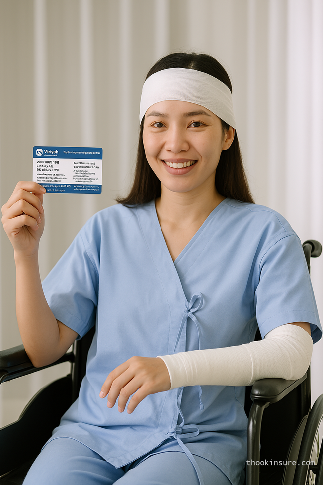 ประกันอุบัติเหตุส่วนบุคคล มีบัตรแคร์การ์ด PA Online   วิริยะ PA