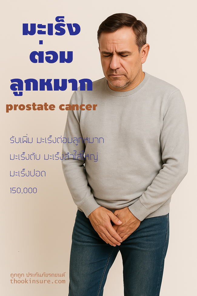 มะเร็งต่อมลูกหมากรับเพิ่ม 150,000 มะเร็งต่อมลูกหมาก