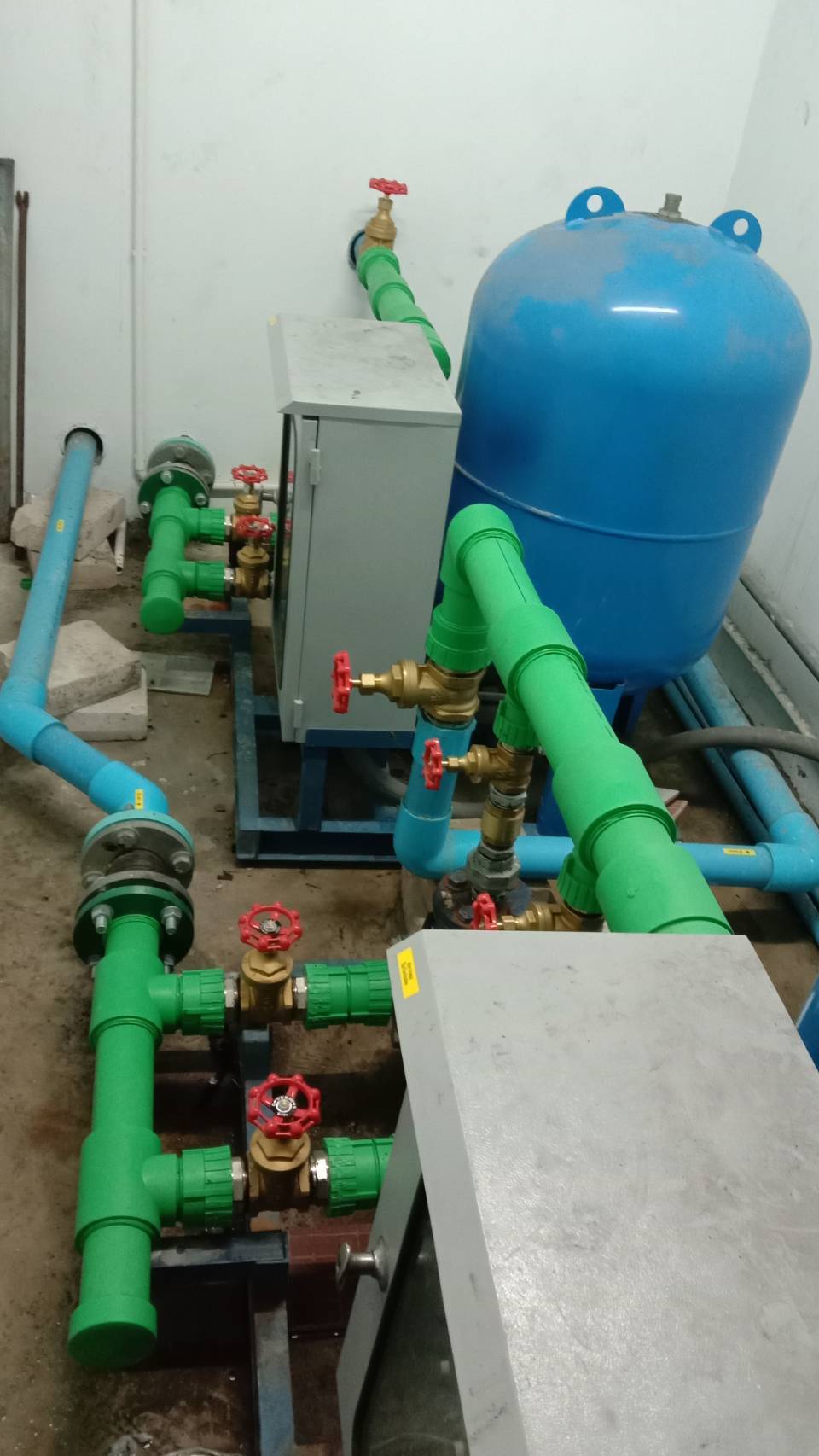 เปลี่ยนท่อ Booster pump