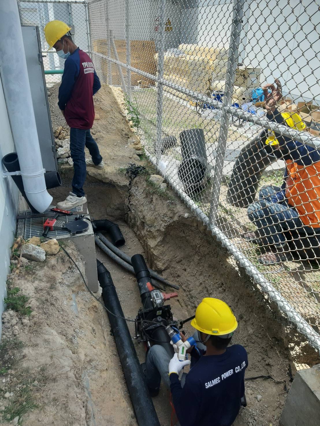 งานเดินท่อ HDPE