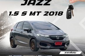 HONDA JAZZ 1.5 S I-VTEC MT HATCH (AB/ABS) MT ปี2018 ราคา429,000บาท