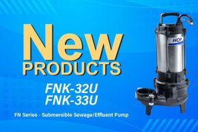 [เปิดตัวสินค้าใหม่] FNK-32U/33U ปั๊มจุ่มดูดโคลน / ปั๊มเเช่ถ่ายเท