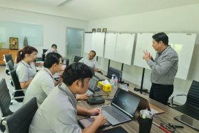 ภาพกิจกรรมการบรรยาย การจัดทำเอกสารขั้นตอนการดำเนินงาน