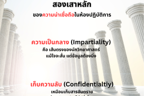 ความเป็นกลาง และความลับ สองเสาหลักของความน่าเชื่อถือในห้องปฏิบัติการ Impartiality & Confidentiality Two Pillars of Laboratory Credibility