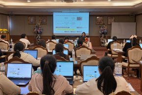 บรรยากาศการอบรม Uncertainty ทางจุลชีววิทยา พร้อม Workshop การคำนวณ ให้กับ บ.สหฟาร์ม จ.ลพบุรี