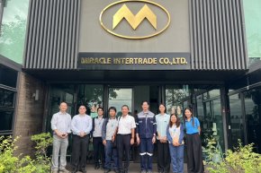 บริษัท ยูเอซีเจ (ประเทศไทย) จำกัด และ  UACJ Corporation (Japan)  เยี่ยมชมโรงงานและหารือความร่วมมือทางธุรกิจกับ บริษัท มิราเคิล อินเตอร์เทรด จำกัด