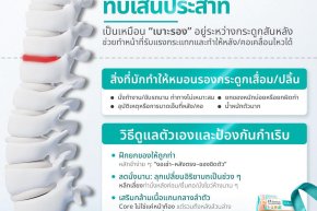 หมอนรองกระดูกทับเส้นประสาท คืออะไร ️