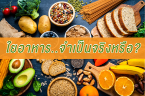 ใยอาหาร...จำเป็นต้องทานหรือไม่