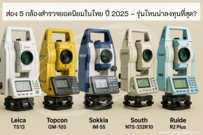 5 กล้องสำรวจยอดนิยมในไทย ปี 2025  รุ่นไหนน่าลงทุนที่สุด?