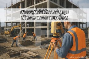 สาเหตุที่ทำให้การวัดมุมเกิดความคลาดเคลื่อน