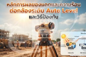 หลักการผลของแดดและความร้อนต่อกล้องระดับ Auto Level และวิธีป้องกัน