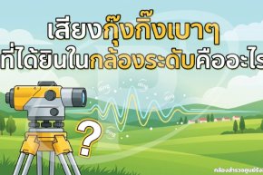 เสียงกุ๊งกิ๊งเบาๆ ที่ได้ยินในกล้องระดับคืออะไร