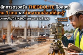 หลักการตรวจรับ Theodolite มือสอง: แกน 3 แกนและค่าคลาดเคลื่อนที่ต้องรู้