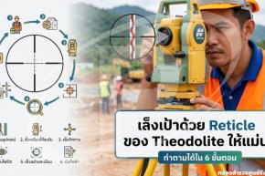 เล็งเป้าด้วย Reticle ของ Theodolite ให้แม่น: ทำตามได้ใน 6 ขั้นตอน