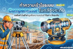 ทำความเข้าใจระบบ Compensator ในกล้องระดับ