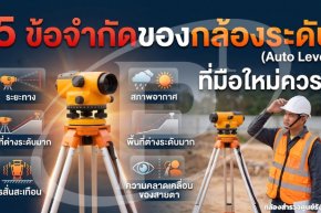5 ข้อจำกัดของกล้องระดับ (Auto Level) ที่มือใหม่ควรรู้