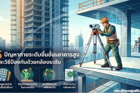 5 ปัญหาถ่ายระดับขึ้นชั้นในอาคารสูง และวิธีป้องกันด้วยกล้องระดับ