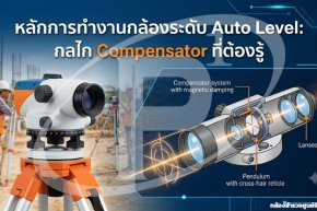 หลักการทำงานกล้องระดับ Auto Level: กลไก Compensator ที่ต้องรู้