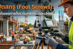 ฟุตสกรู (Foot Screws) หัวใจของการตั้งระดับกล้องแบบละเอียด