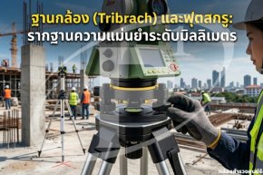 ฐานกล้อง (Tribrach) และฟุตสกรู: รากฐานความแม่นยำระดับมิลลิเมตร