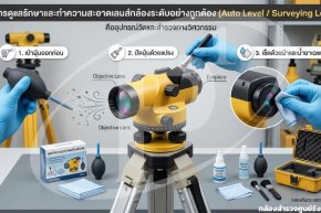 วิธีการดูแลรักษาและทำความสะอาดเลนส์กล้องระดับอย่างถูกต้อง