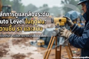 หลักการดูแลกล้องระดับ Auto Level ในฤดูฝน: ความชื้น รา และสนิม
