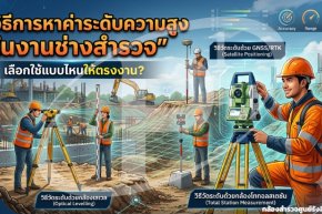 วิธีการหาค่าระดับความสูง (Elevation) ในงานช่างสำรวจ เลือกใช้แบบไหนให้ตรงงาน?