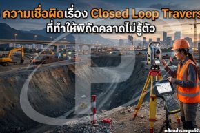 5 ความเชื่อผิดเรื่อง Closed Loop Traverse ที่ทำให้พิกัดคลาดไม่รู้ตัว