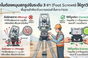 ทำไมต้องหมุนสกรูปรับระดับ 3 ขา (Foot Screws) ให้ถูกวิธี?