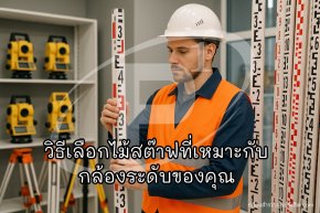 วิธีเลือกไม้สต๊าฟที่เหมาะกับกล้องระดับของคุณ