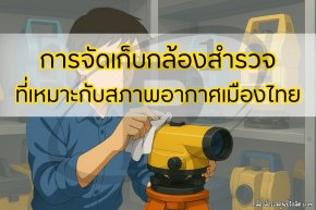 การจัดเก็บกล้องสำรวจ ที่เหมาะกับสภาพอากาศเมืองไทย