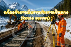 กล้องสำรวจกับงานสำรวจเส้นทาง (Route survey) 