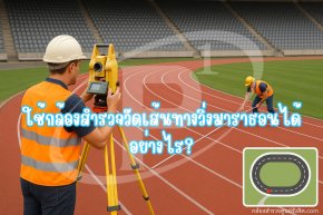 ใช้กล้องสำรวจวัดเส้นทางวิ่งมาราธอนได้อย่างไร?