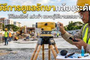 วิธีการดูแลรักษากล้องระดับให้ใสเคลียร์ แม่นยำ และอยู่ได้นานแสนนาน