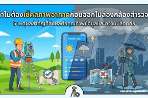 ทำไมต้องเช็คสภาพอากาศก่อนออกไปส่องกล้องสำรวจ?