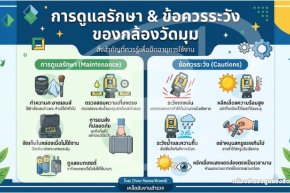 การดูแลรักษา & ข้อควรระวัง ของกล้องวัดมุม มีอะไรบ้าง