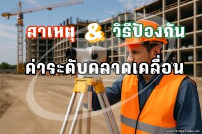 สาเหตุและวิธีป้องกันค่าระดับคลาดเคลื่อน ของกล้องระดับ