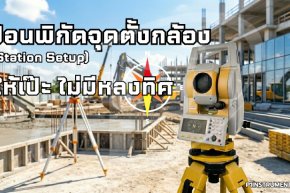 ป้อนพิกัดจุดตั้งกล้อง (Station Setup) ให้เป๊ะ ไม่มีหลงทิศ