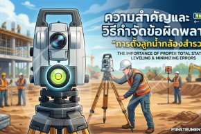 ความสำคัญและวิธีกำจัดข้อผิดพลาดด้วย "การตั้งลูกน้ำกล้องสำรวจ"