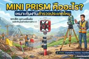 Mini Prism คืออะไร? เหมาะกับงานสำรวจประเภทไหน