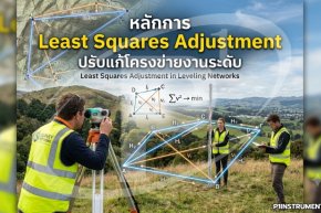 หลักการ Least Squares Adjustment ปรับแก้โครงข่ายงานระดับ