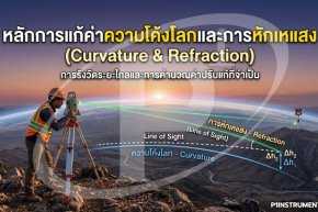 หลักการแก้ค่าความโค้งโลกและการหักเหแสง (Curvature & Refraction)