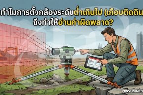ทำไมการตั้งกล้องระดับต่ำเกินไป (เกือบติดดิน) ถึงทำให้อ่านค่าผิดพลาด?