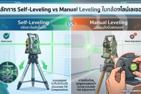 หลักการ Self-Leveling vs Manual Leveling ในกล้องไลน์เลเซอร์