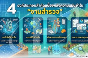 4 องค์ประกอบสำคัญเบื้องหลังความแม่นยำใน "งานสำรวจ"