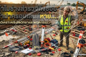 ทำไมช่างสำรวจถึงชอบทำฝาครอบเลนส์หาย...และวิธีเอาตัวรอดของเซียนสนาม