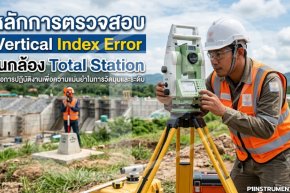 หลักการตรวจสอบ Vertical Index Error ในกล้อง Total Station