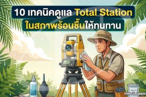 10 เทคนิคดูแล Total Station ในสภาพร้อนชื้นให้ทนทาน