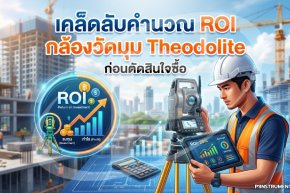 เคล็ดลับคำนวณ ROI กล้องวัดมุม Theodolite ก่อนตัดสินใจซื้อ